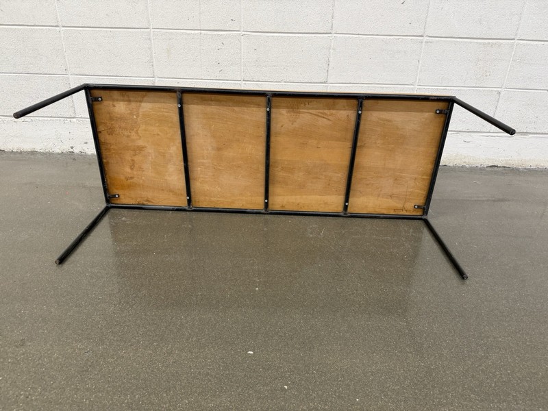 Paul McCobb Planner Group Birch and Iron Coffee Table or Bench, MCM gallery