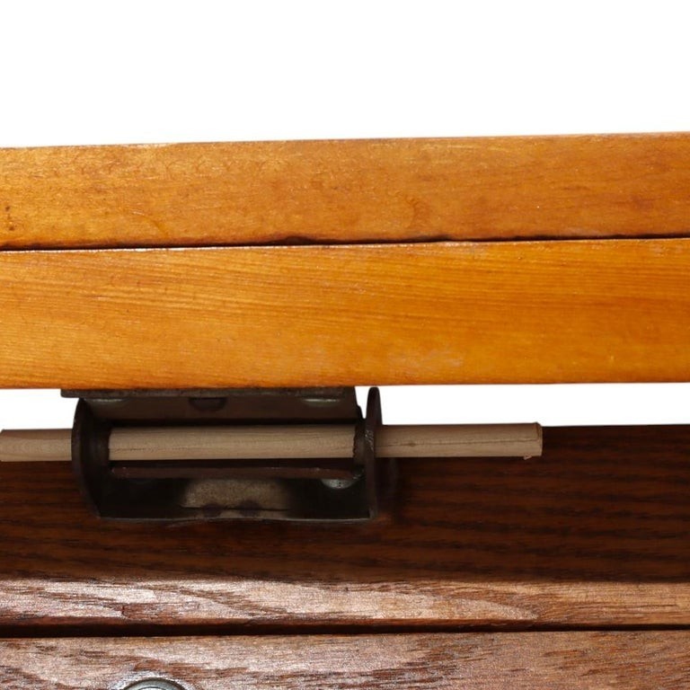 Antique Arts & Crafts Oak Adjustable Drafting Table C1930 gallery