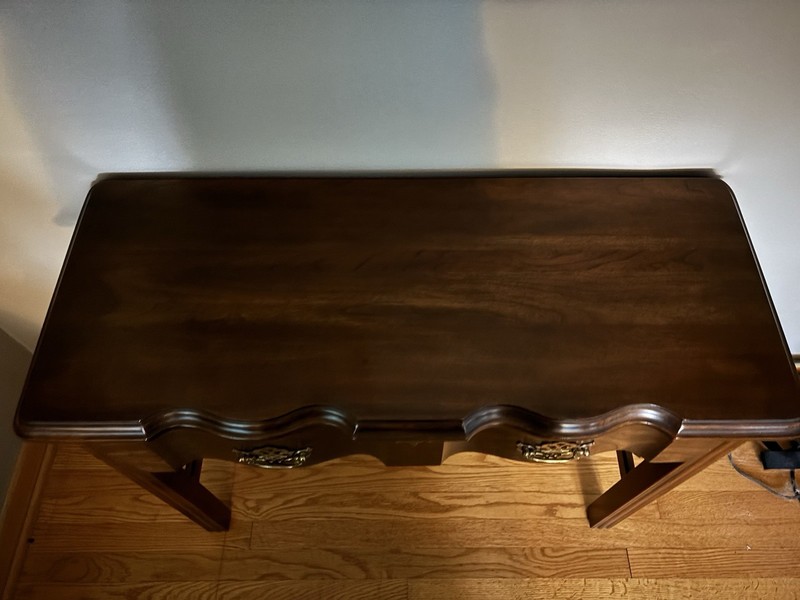 Vintage Harden Cherry Library Table gallery
