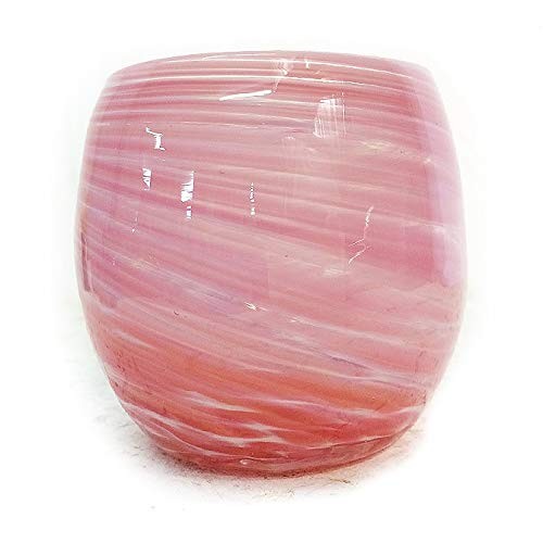 Cold Tea Glass Cup Ryukyu Glass Churaumi Tar Glass Pink Made in Japan