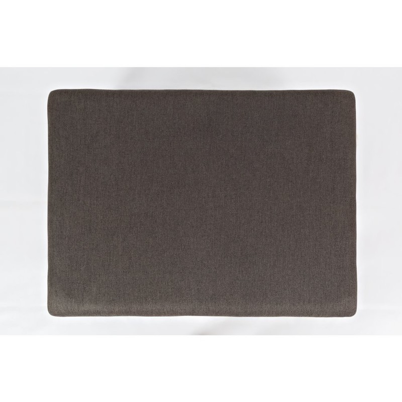 Twin Cities Contemporary Brown 38" Upholstered Ottoman Coffee Table gallery