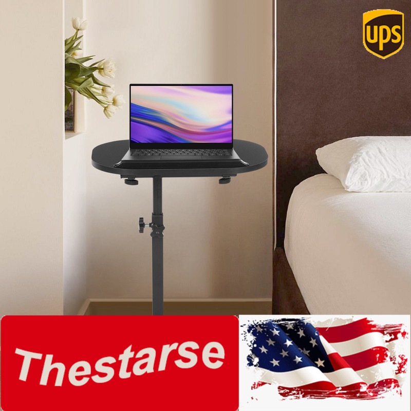 C Shaped End Table, Small Side Table for Couch, Sofa Table for Living Room