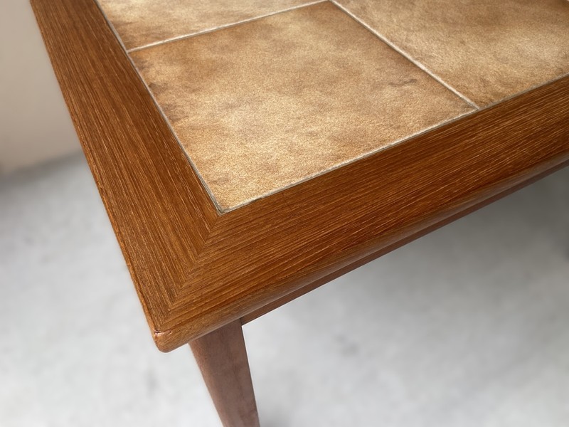 Danish Modern Toften Mobelfabrik Teak Tiled Side Table gallery