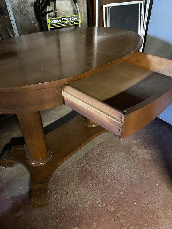 ANTIQUE EMPIRE ACCENT TABLE gallery