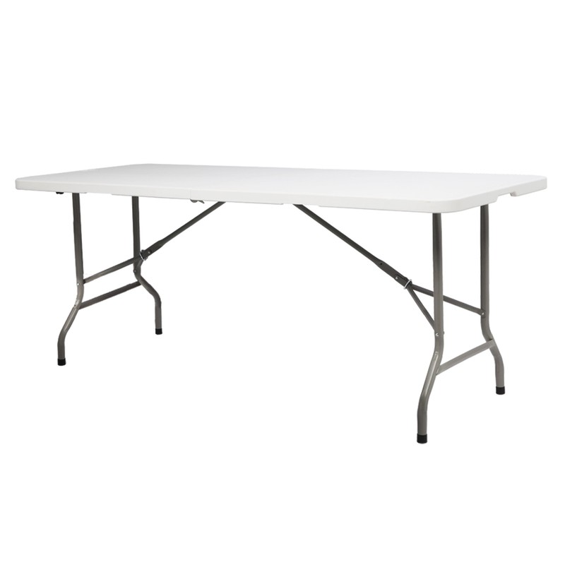 6FT Outdoor Courtyard Foldable Long Table,in stock gallery