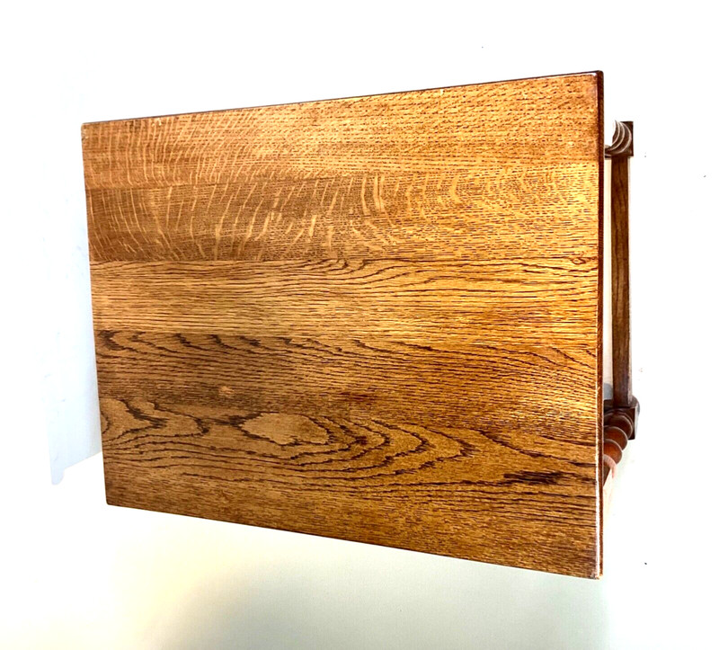 English Antique Oak Barley Twist Nesting Tables. Top Quality. Free Shipping . gallery