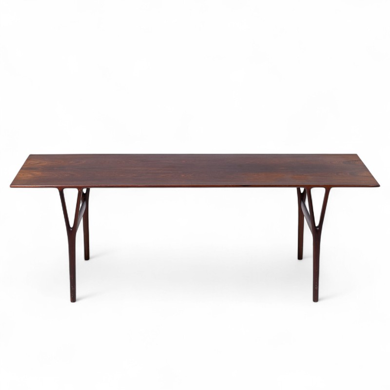 Peder Pedersen Dk for Helge Vestergaard Jensen Danish Rosewood Coffee Table gallery