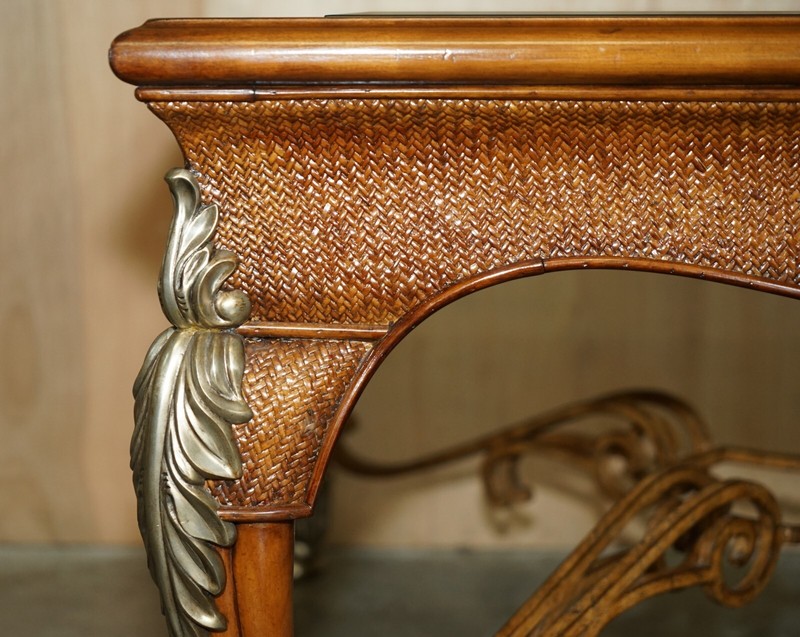 EXQUISITE EXTRA LARGE THOMASVILLE SAFARI COLLECTION OCCASIONAL COFFEE TABLE gallery