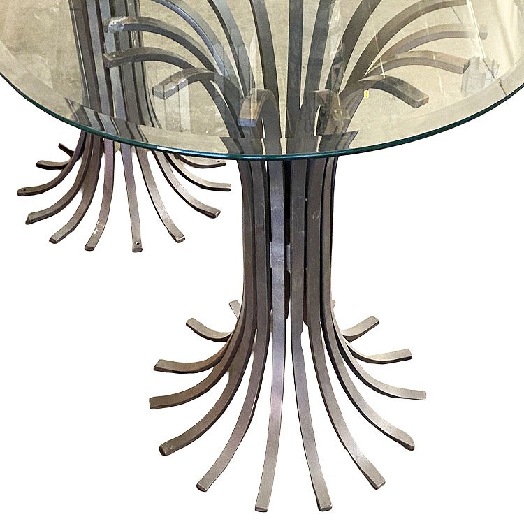 Large 60" Extruded Steel Outdoor/Patio Dining Table, 3 Available gallery