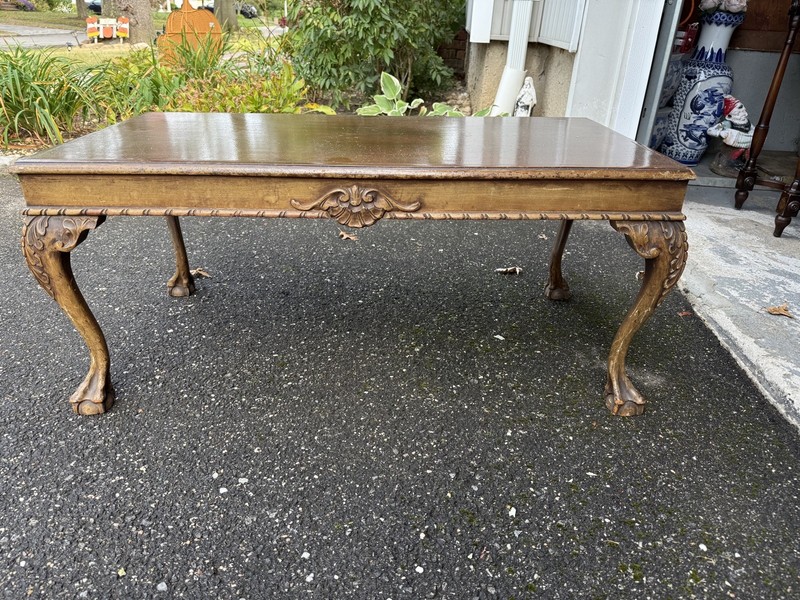 Chippendale Revival Coffee Table – Circa 1930