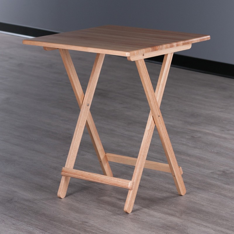 Winsome Delayne Folding Table in Natural Finish gallery