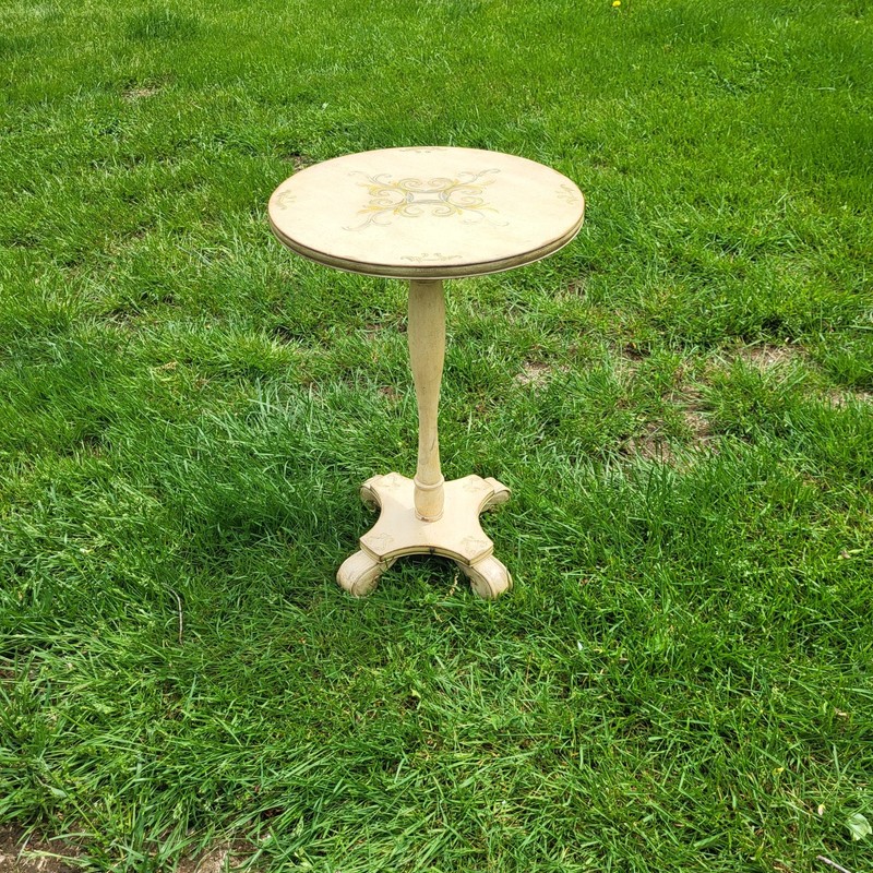 Vintage Bombay Company Tilt Top Round Side Wood Accent Table