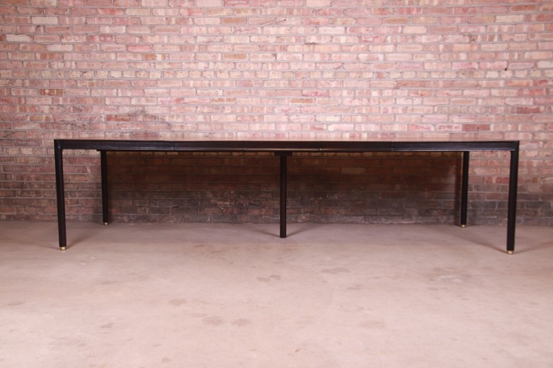 Harvey Probber Teak Mahogany Extension Dining Table, Newly Refinished gallery