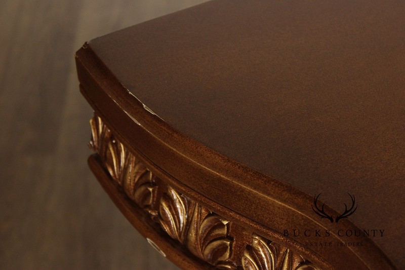 Rococo Revival Carved And Gilt Console Table gallery