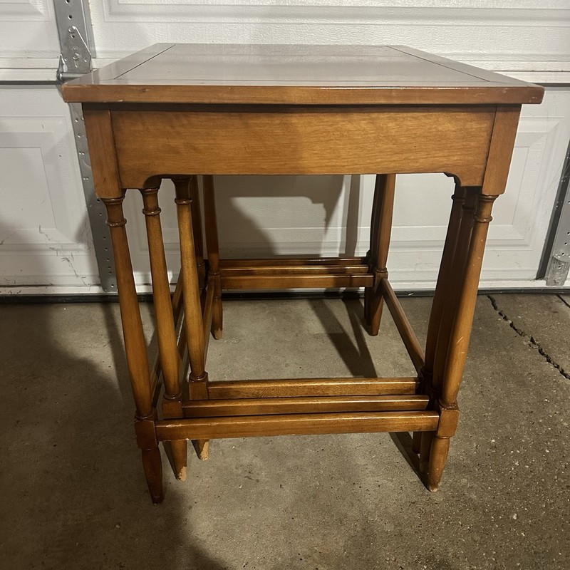 Vintage Hekman Nesting End Tables Set (3) Mid-Century Modern *Pls Read Desc. S&H gallery