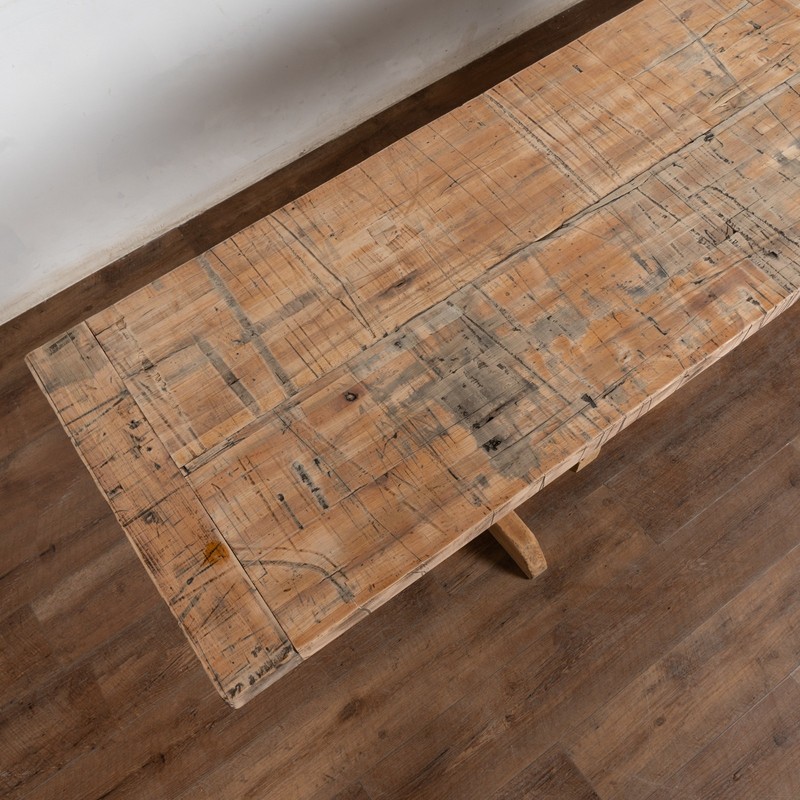 19th Century Rustic Swedish Work Table Console gallery