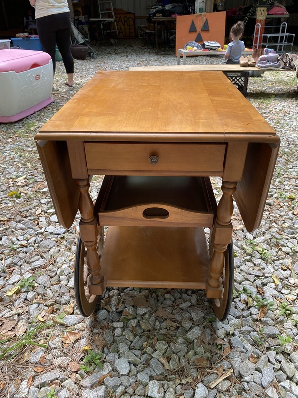 Athens Table Co Tea Cart 794. Date 4-15-1975