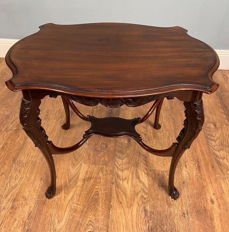 Edwardian Carved Side Table 1910 gallery