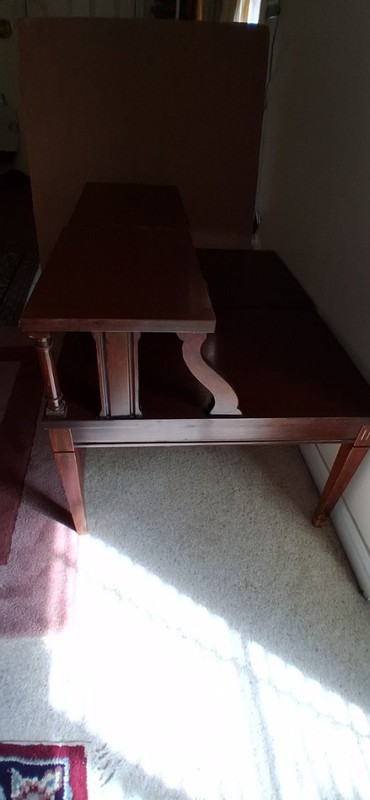 Pair Of Vintage Mersman End Table Genuine Mid Century Modern Tiered Step 2 Tier gallery