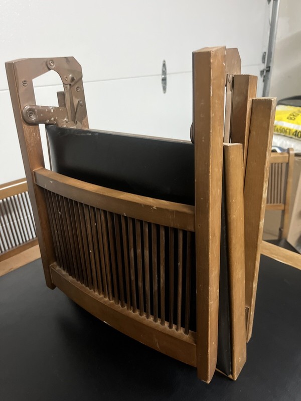 Leg-O-Matic Folding Table, 6 Chairs gallery
