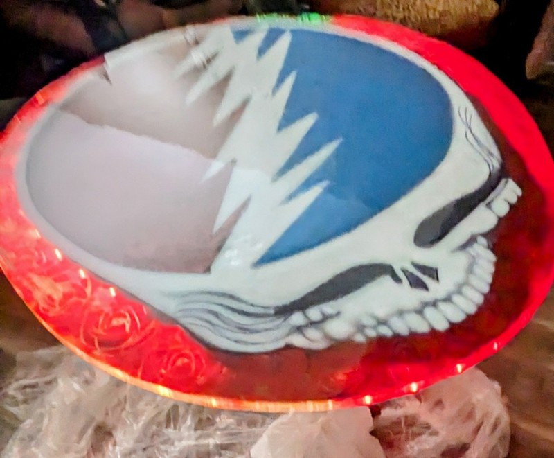Grateful Dead Steal Your Face Custom Hand Made Table gallery