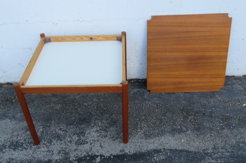 Danish Georg Petersen Flip Top Card Game Chest Board Table 6271 gallery