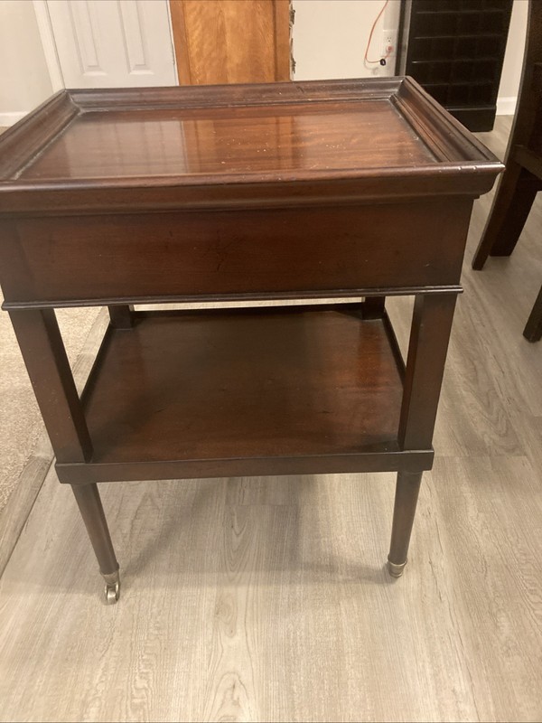 Baker Furniture Milling Road One Drawer One Shelf End Table Side Table gallery