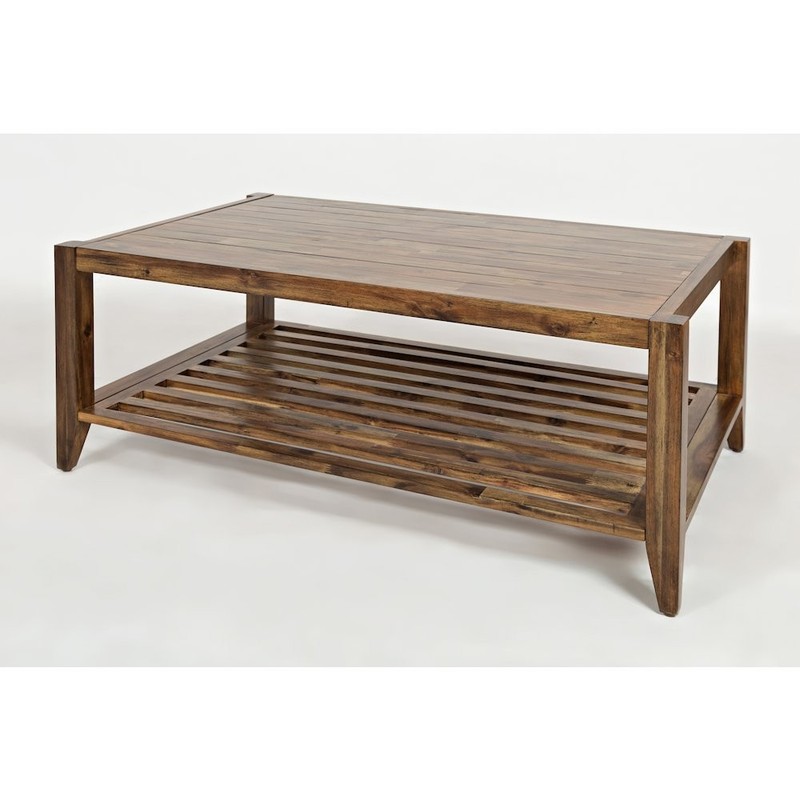 Beacon Street 45" Modern Essential Solid Wood Coffee Table gallery