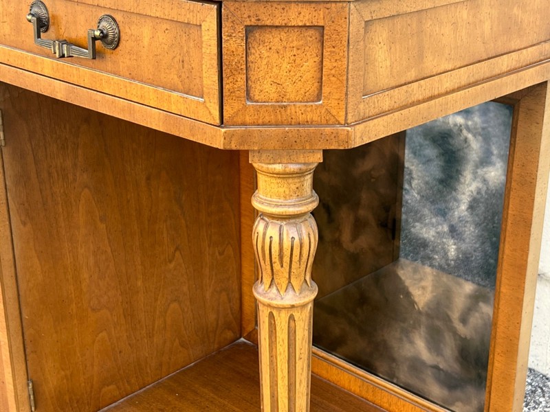 Mid Century Walnut Console Table, Walnut Console, Walnut Cabinet gallery