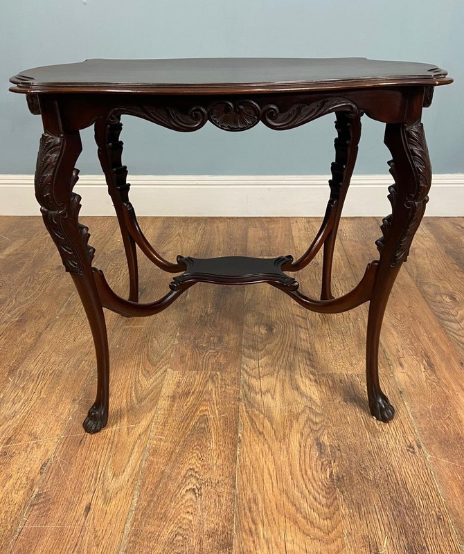 Edwardian Carved Side Table 1910