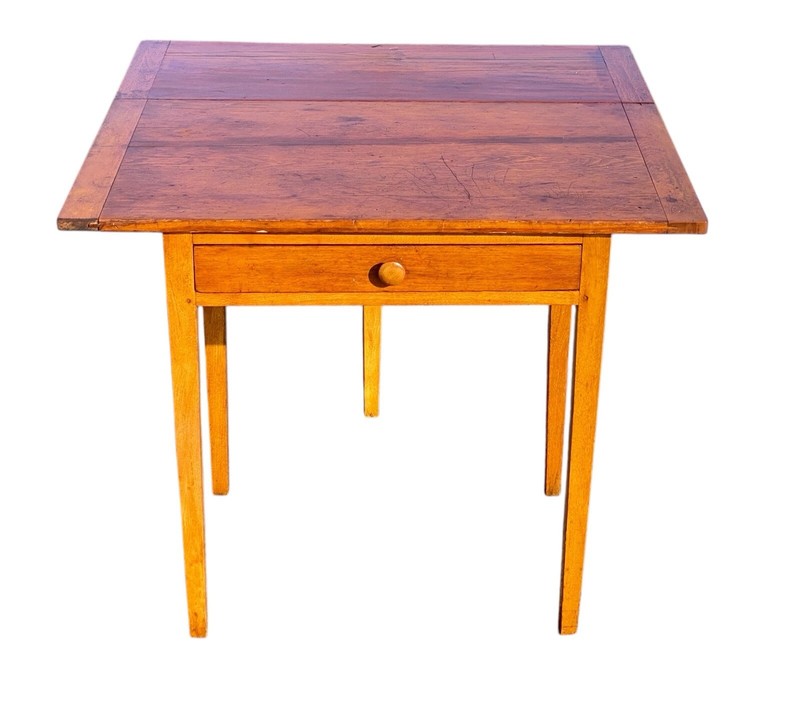 Antique Hepplewhite Drop Leaf Tavern Table / Bakers Table gallery
