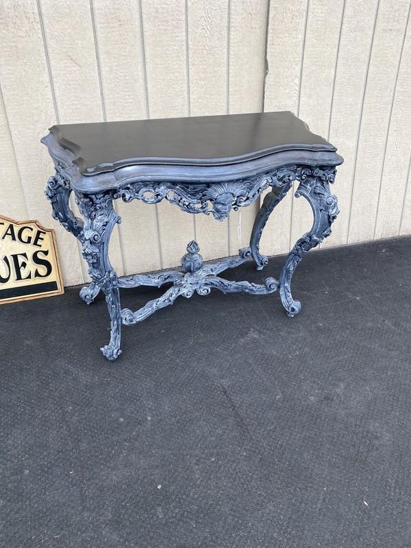 65115 Decorator Hand Carved Console Table Stand gallery