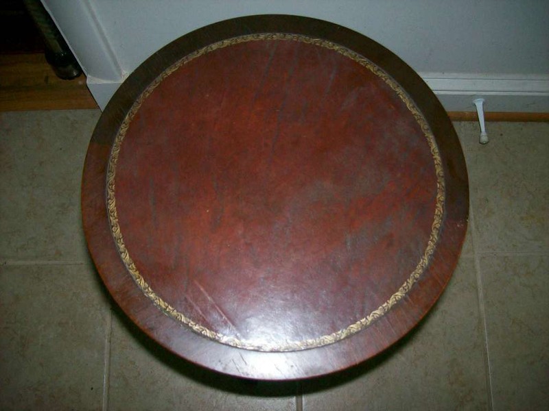 ANTIQUE DRUM TABLE gallery
