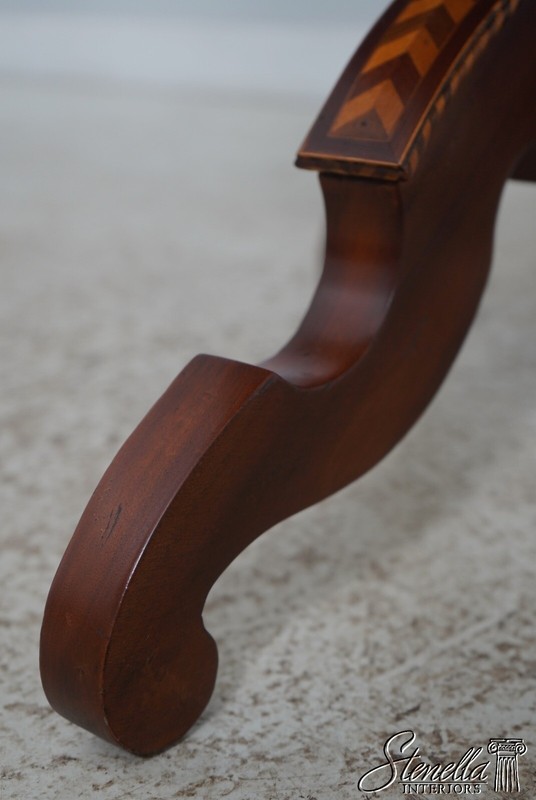 L64457: ALFONSO MARINA Distressed Inlaid Continental Style Lamp Table gallery