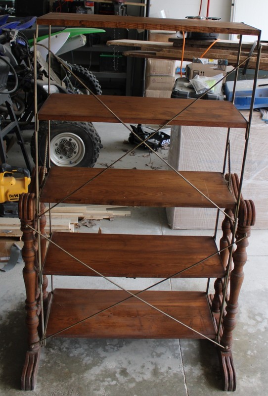 Antique Metamorphic Bakers Rack Table made by Yesbera MFG Company Toledo, OH gallery