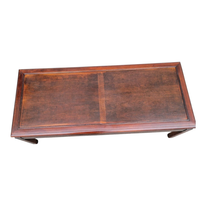 1940s Modern Mahogany Coffee Table — Fully Refurbished, Elegant Design gallery