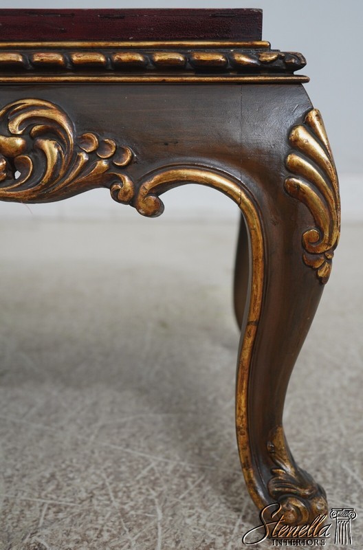 68719: Vintage Red & Gold Lacquered Chinoiserie Style Coffee Table gallery