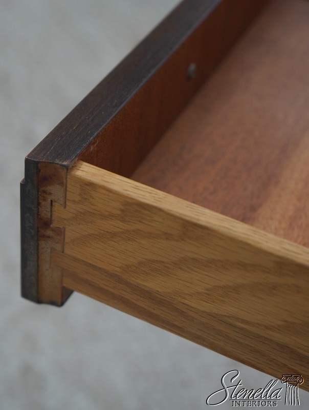 LF70943: Pair JOHN STUART Mid Century Modern Walnut End Tables gallery