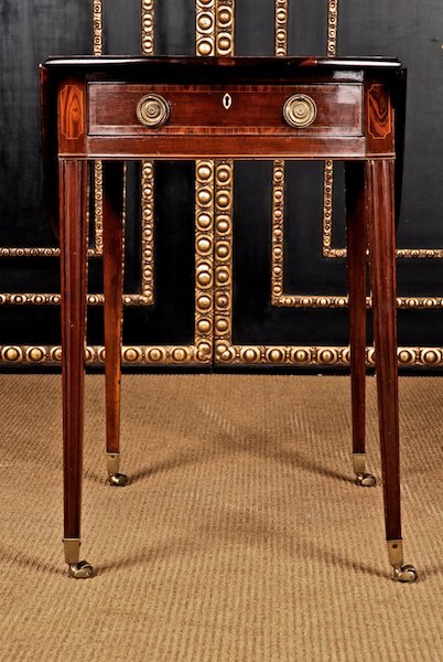 A-63 Antique Regency Folding Table / Pambroke Table 1st Half 19th Century