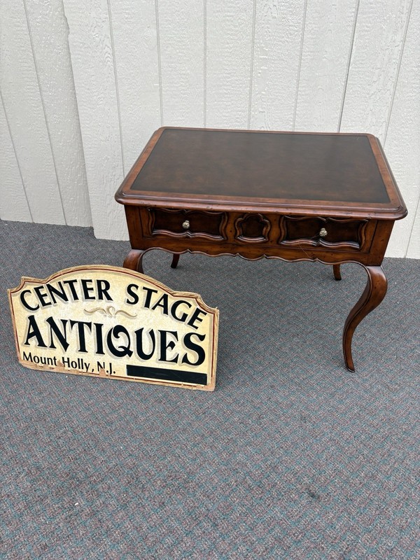 67296 DREXEL HERITAGE Console Library Table Desk with Drawer gallery