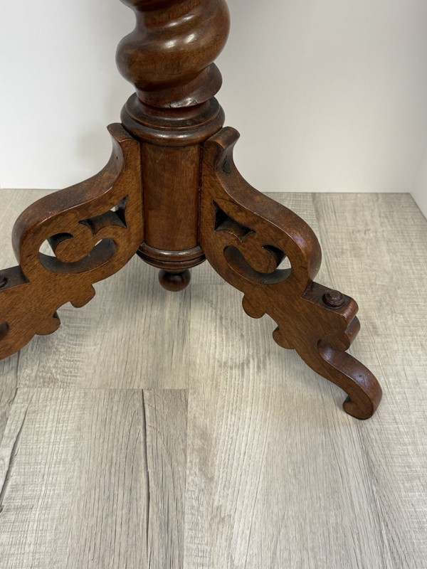 Antique Tilt Top Table 30in Tall gallery