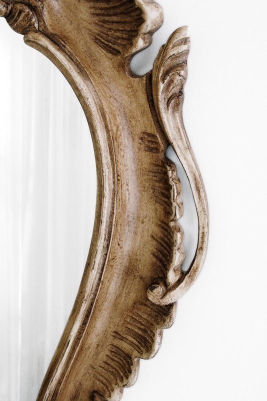 Pair of Italian Rococo Style Carved Wall Mirrors gallery