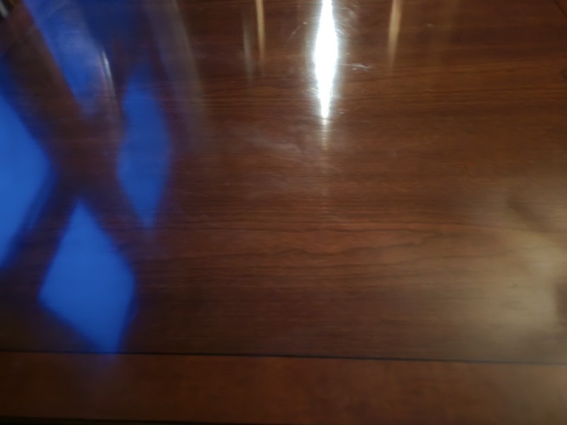 Antique Rectangular Wood Dining Table Carved Legs Glossy Finish Traditional gallery