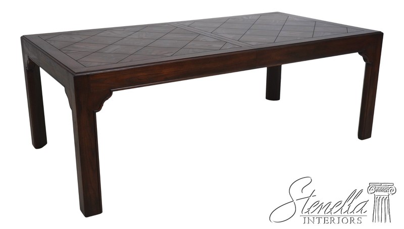 L71393: BAKER Oak Dining Table With Two Leaves