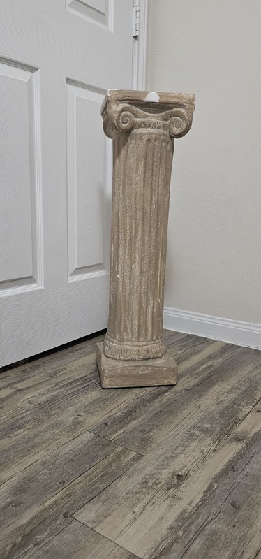 Column Pedestal Stand Neoclassical Style