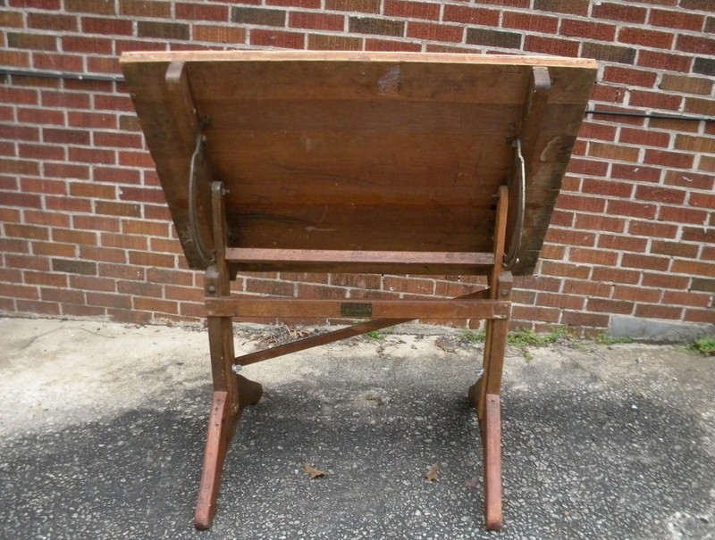 Antique Frederick Post Co.drafting table. gallery