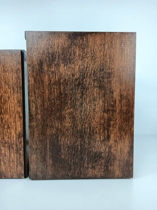 Art Deco antique Nesting stacking side tables design very rare with boards set o gallery