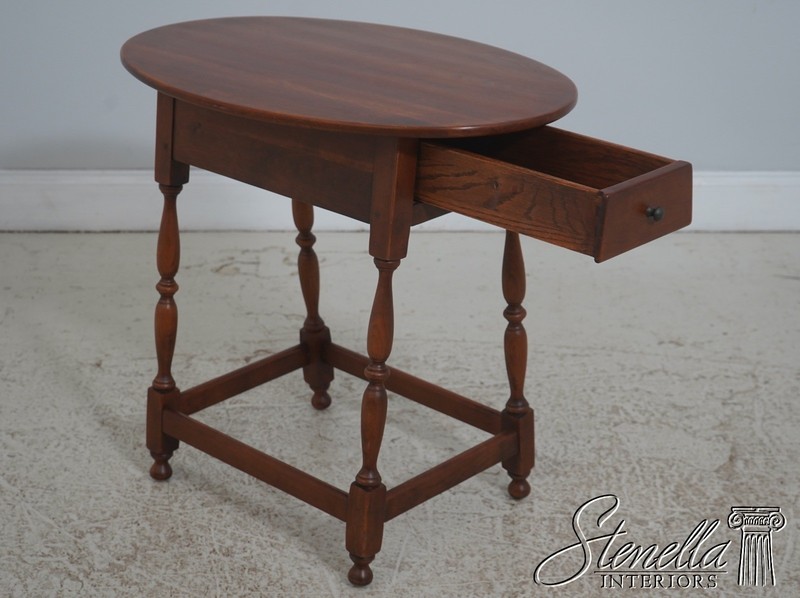 L72211: BOB TIMBERLAKE Cherry Oval Tavern Side Table gallery