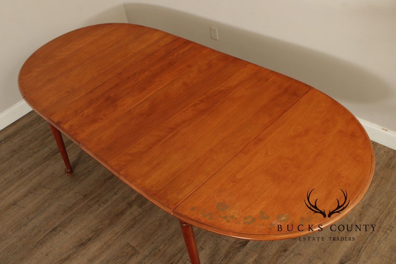 Vintage Cushman Colonial Creations Maple Drop Leaf Dining Table With 2 Leaves gallery