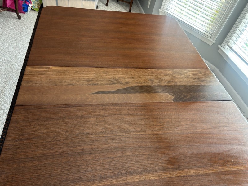 1890’s Mahogany Scalloped Edge Dining Room Table gallery